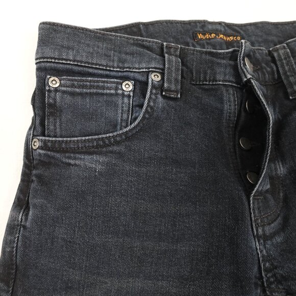 Nudie Organic Grim Trim Jeans Men's 30x31 Slim Straight Stretch Denim - Picture 9 of 14